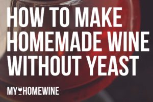 how to make homemade wine without yeast